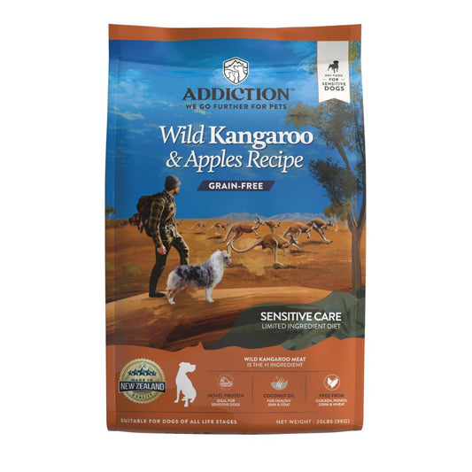 Addiction Sensitive Care Novel Protein Wild Kangaroo & Apples Dry Dog Food