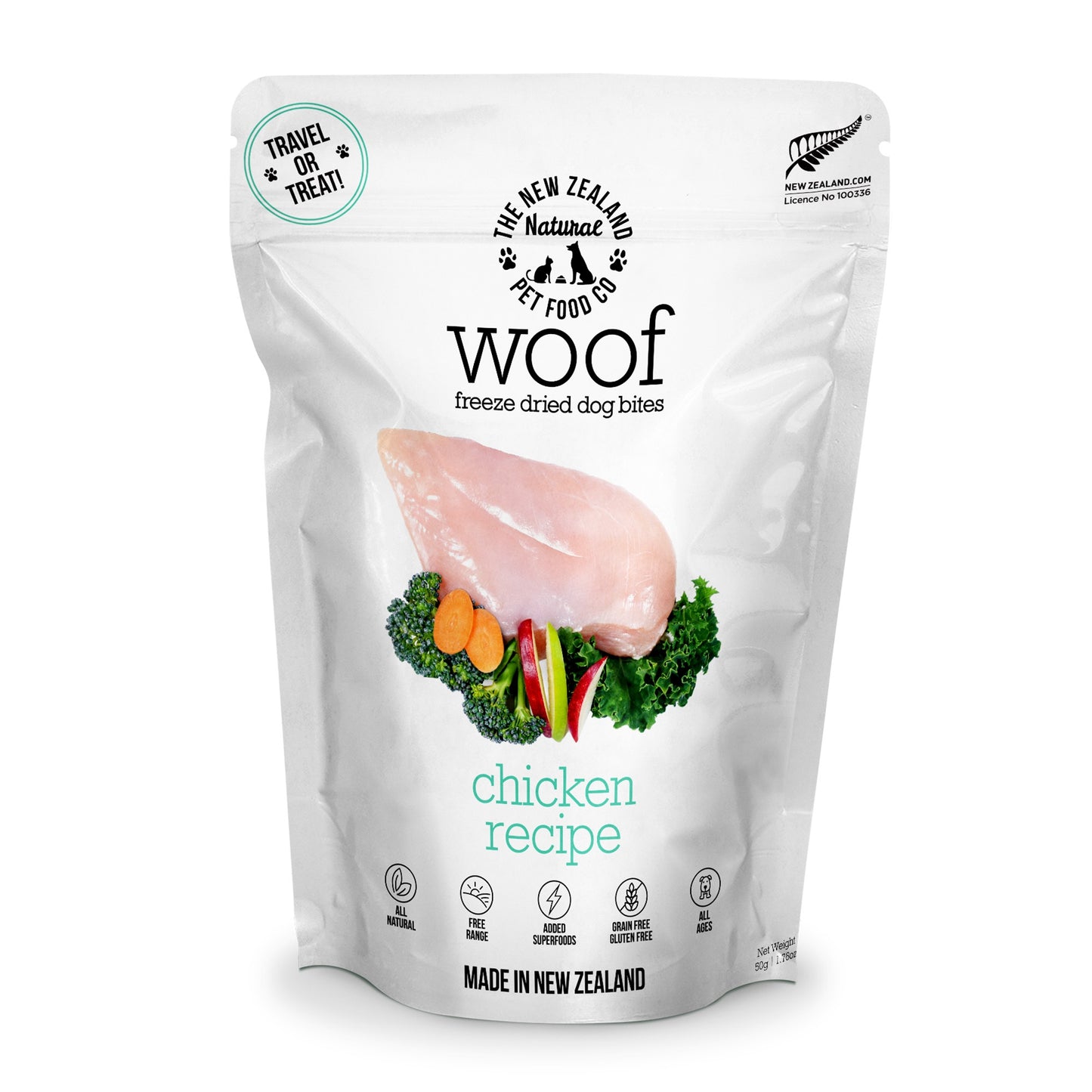Woof Freeze Dried Chicken Dog Treats