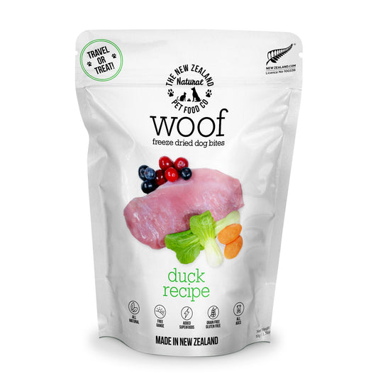 Woof Freeze Dried Duck Dog Treats