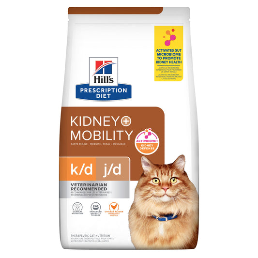 Hill's Prescription Diet k/d Kidney Care + Mobility Chicken Dry Cat Food