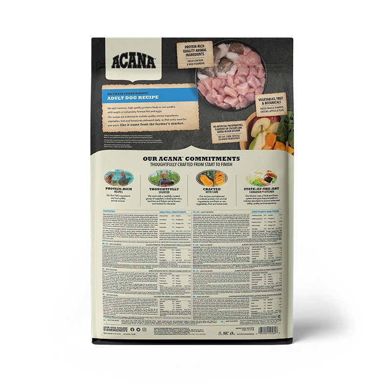 ACANA Adult Dry Dog Food Recipe