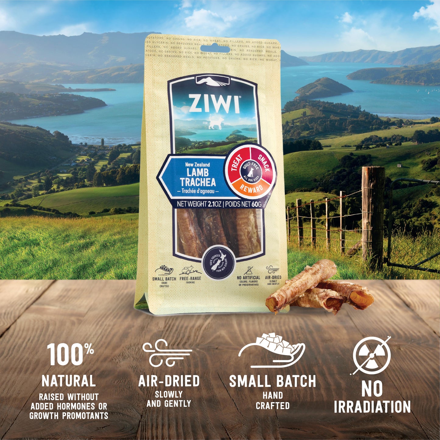 Ziwi Peak Lamb Trachea Dog Chews