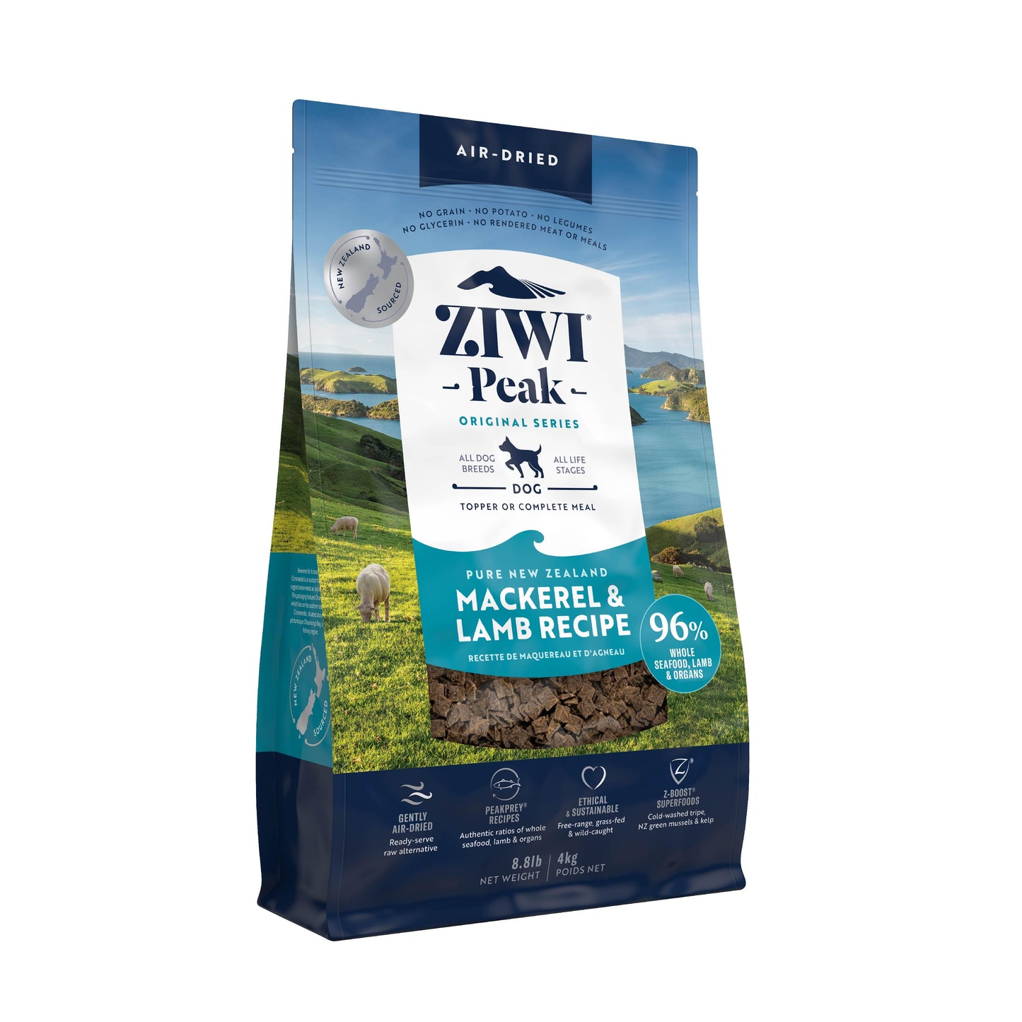 Ziwi Peak Air Dried Mackerel & Lamb Dry Dog Food