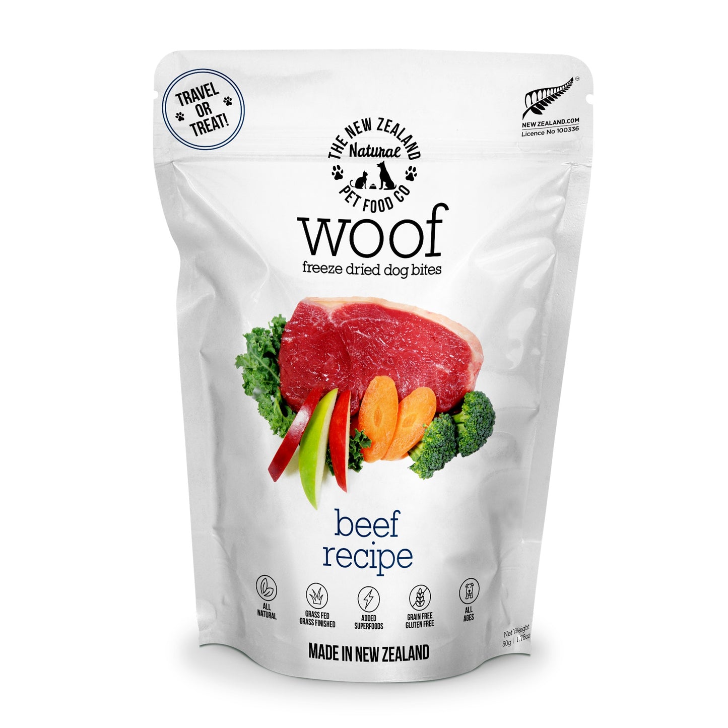 Woof Freeze-Dried Beef Dog Treats