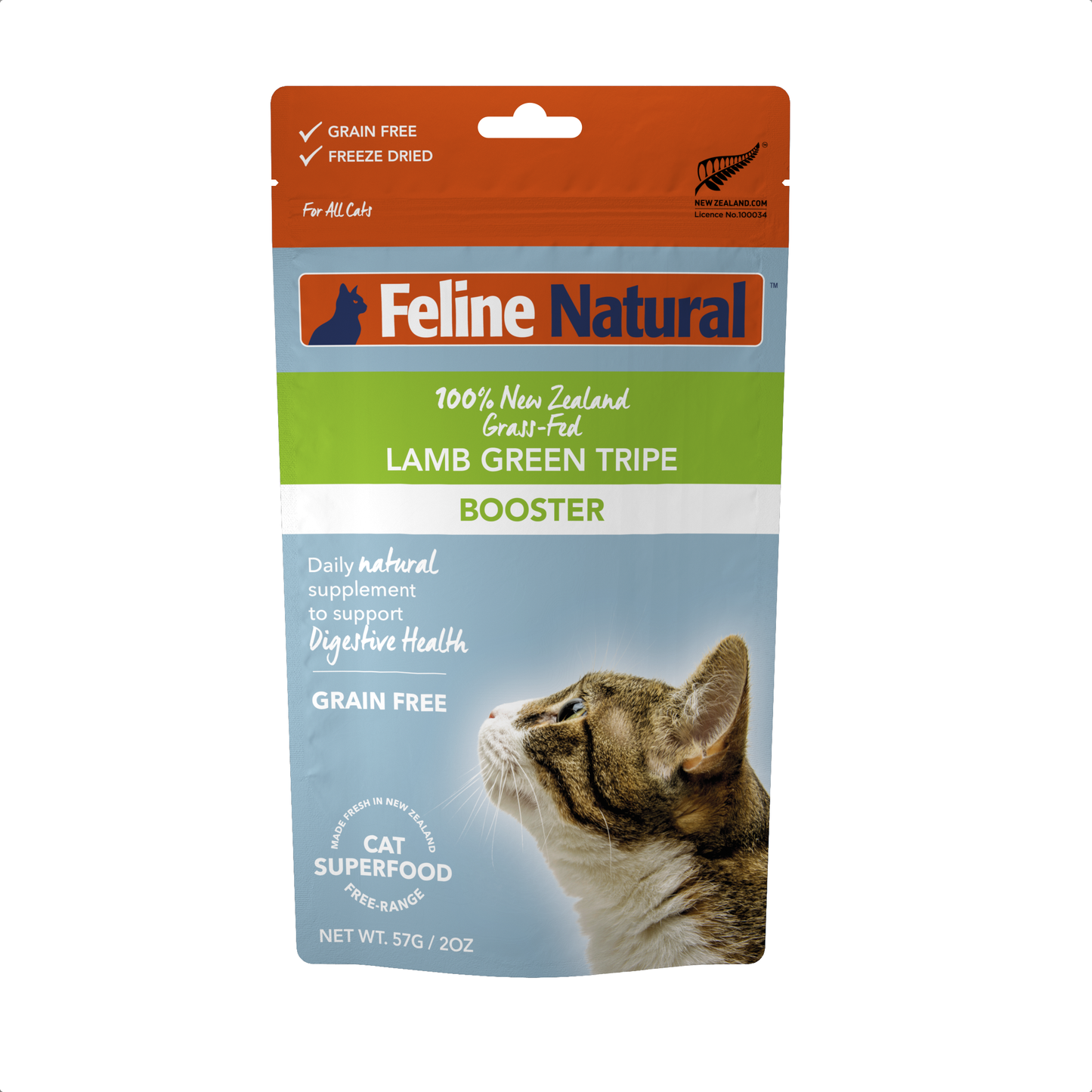 Feline Natural Lamb Green Tripe Booster Cat Food