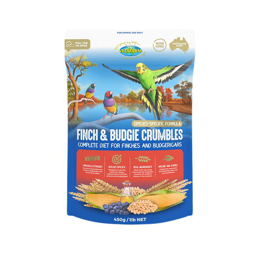 Vetafarm Finch & Budgie Crumbles Bird Food