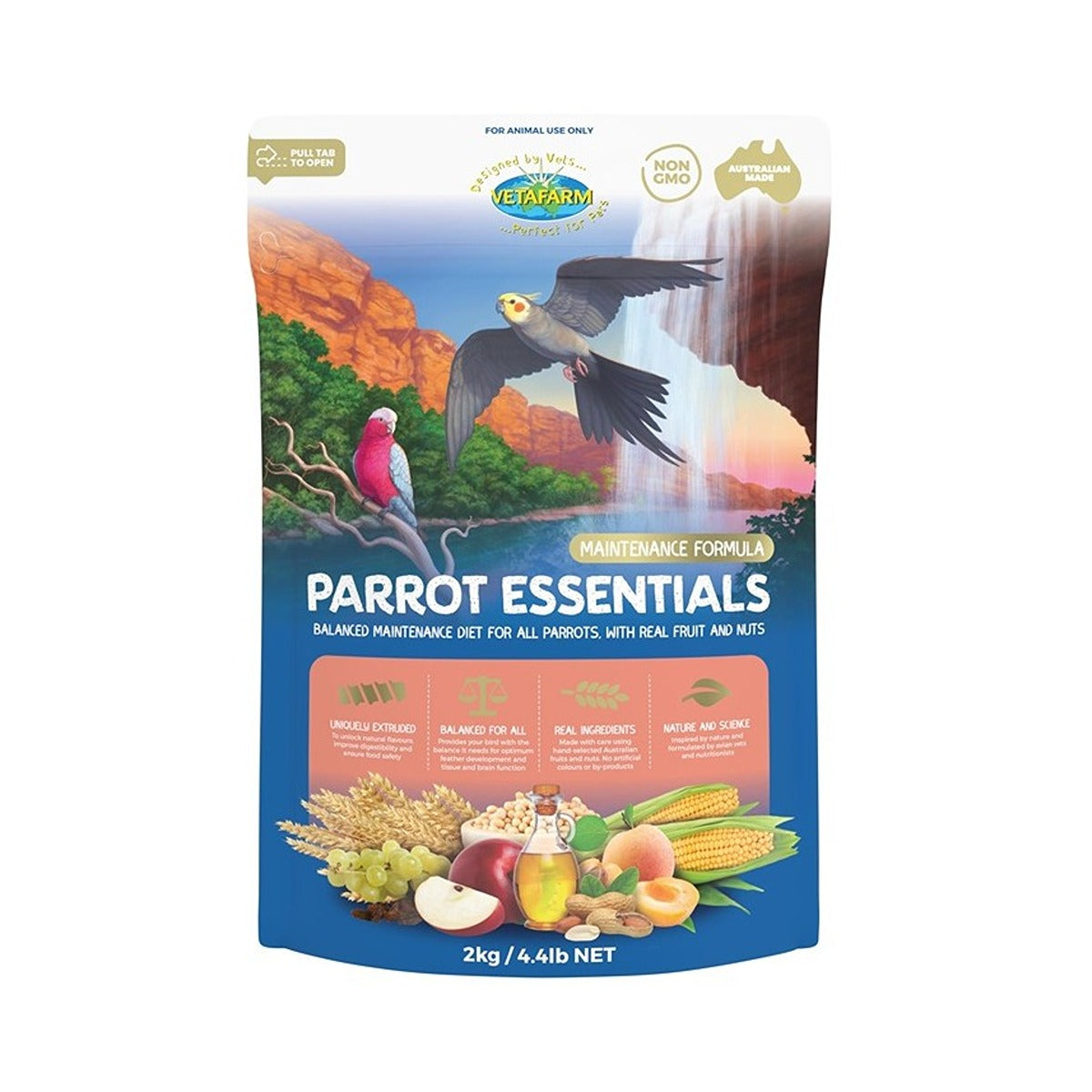 Vetafarm Parrot Essentials Bird Food