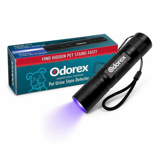 Odorex UV Blacklight Urine Detector Torch