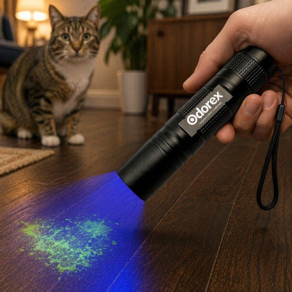 Odorex UV Blacklight Urine Detector Torch