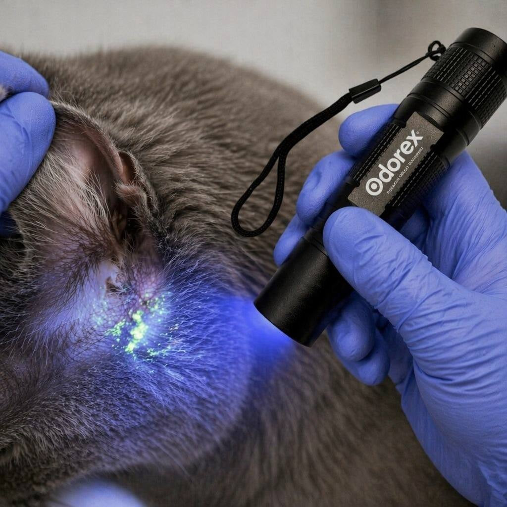 Odorex UV Blacklight Urine Detector Torch