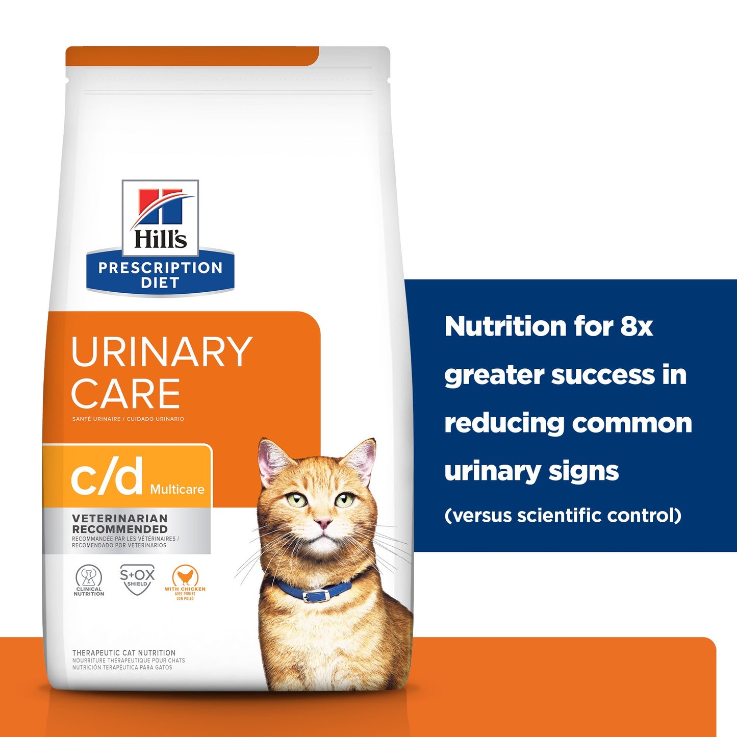 Hill's Prescription Diet c/d Multicare Urinary Care with Chicken Dry Cat Food