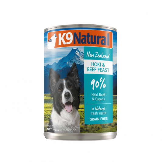 K9 Natural Hoki & Beef Feast Wet Dog Food
