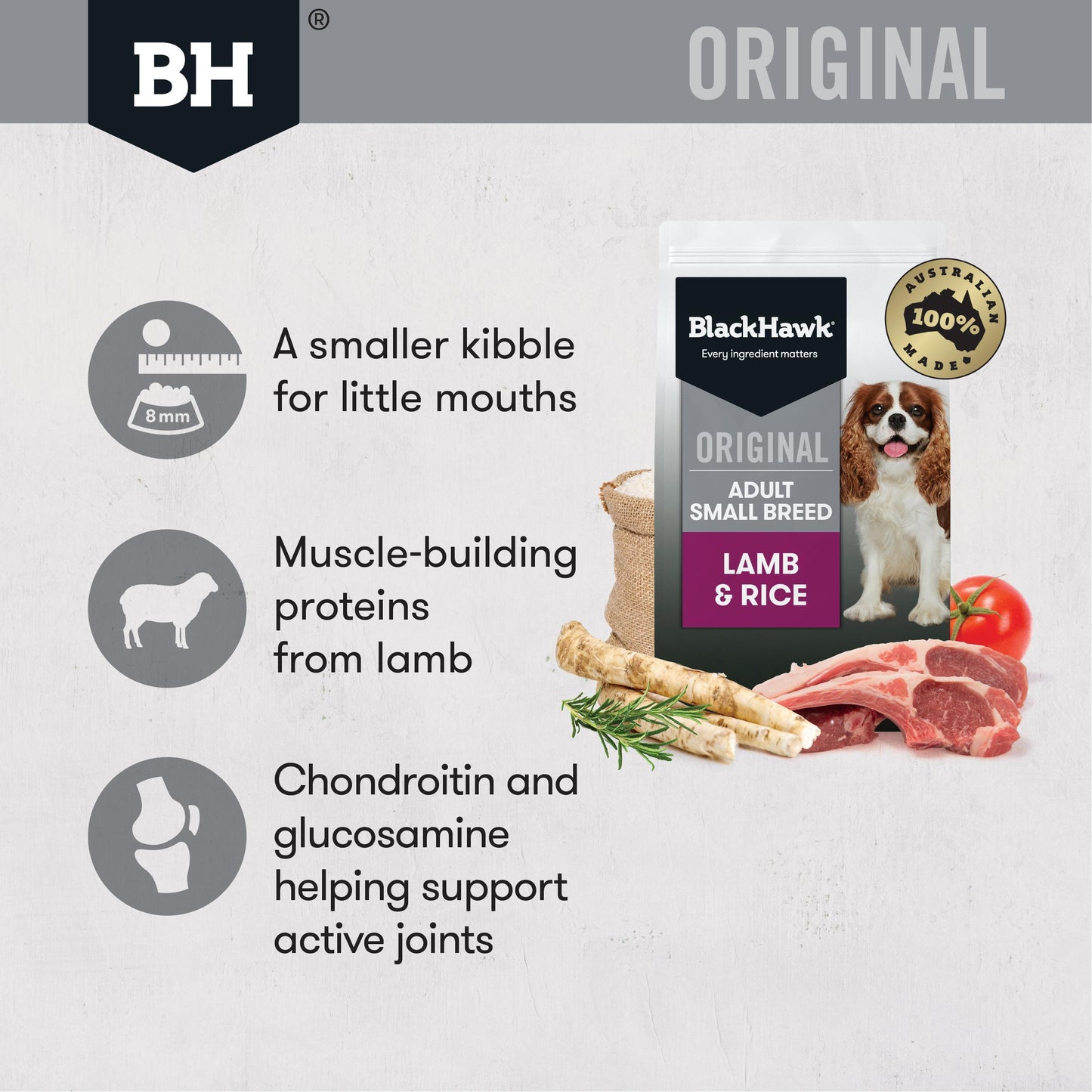 Black Hawk Small Breed Lamb & Rice Dry Dog Food