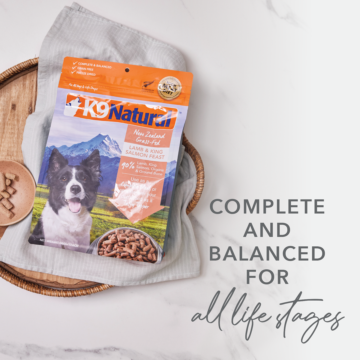 K9 Natural Lamb & King Salmon Feast Dog Food Topper
