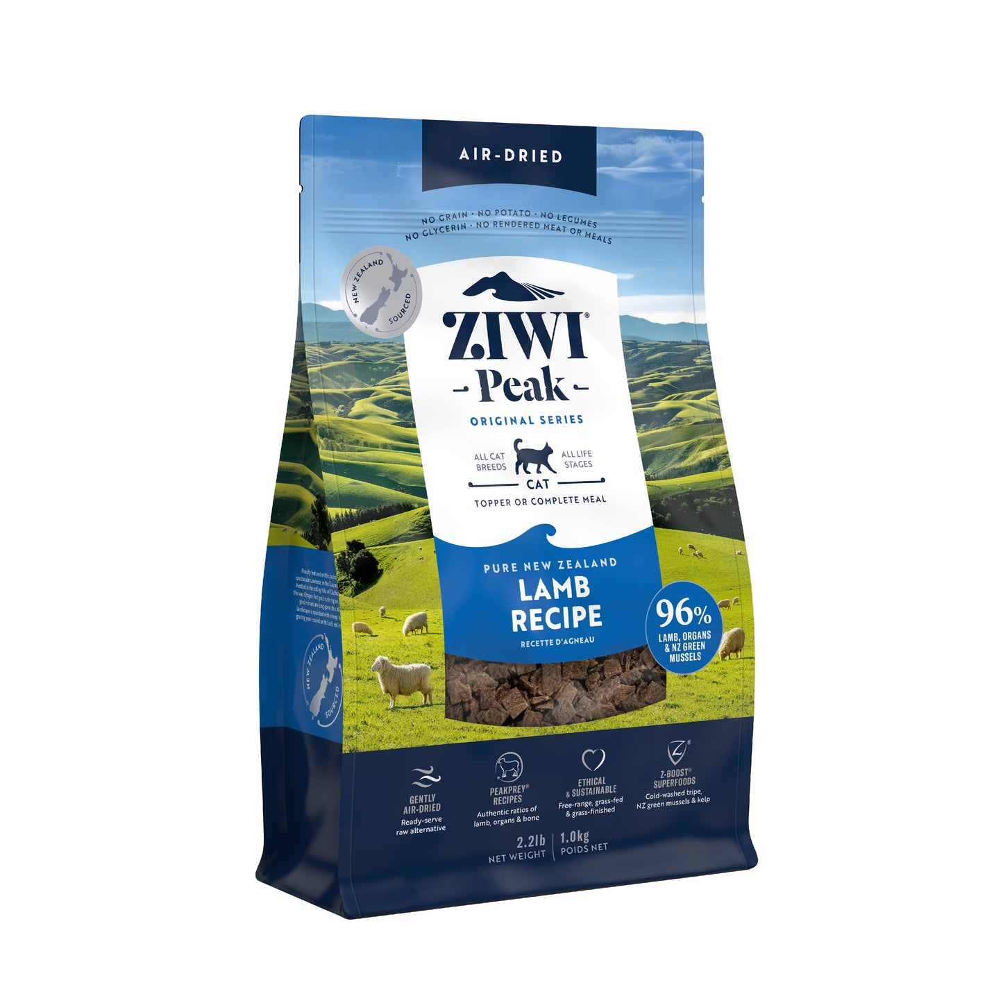 Ziwi Peak Lamb Air Dried Dry Cat Food