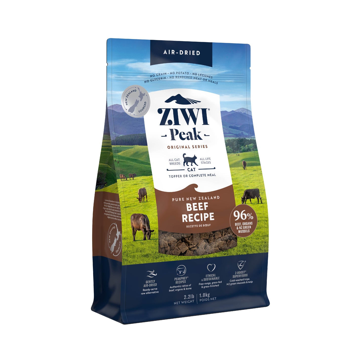 Ziwi Peak Beef Air Dried Dry Cat Food