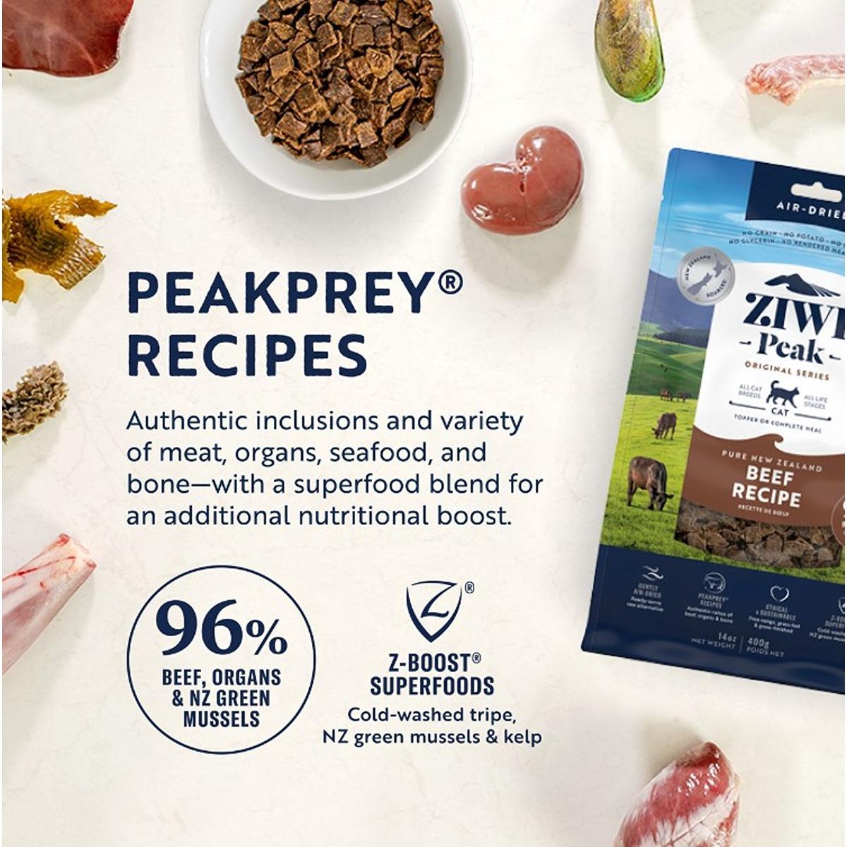 Ziwi Peak Beef Air Dried Dry Cat Food