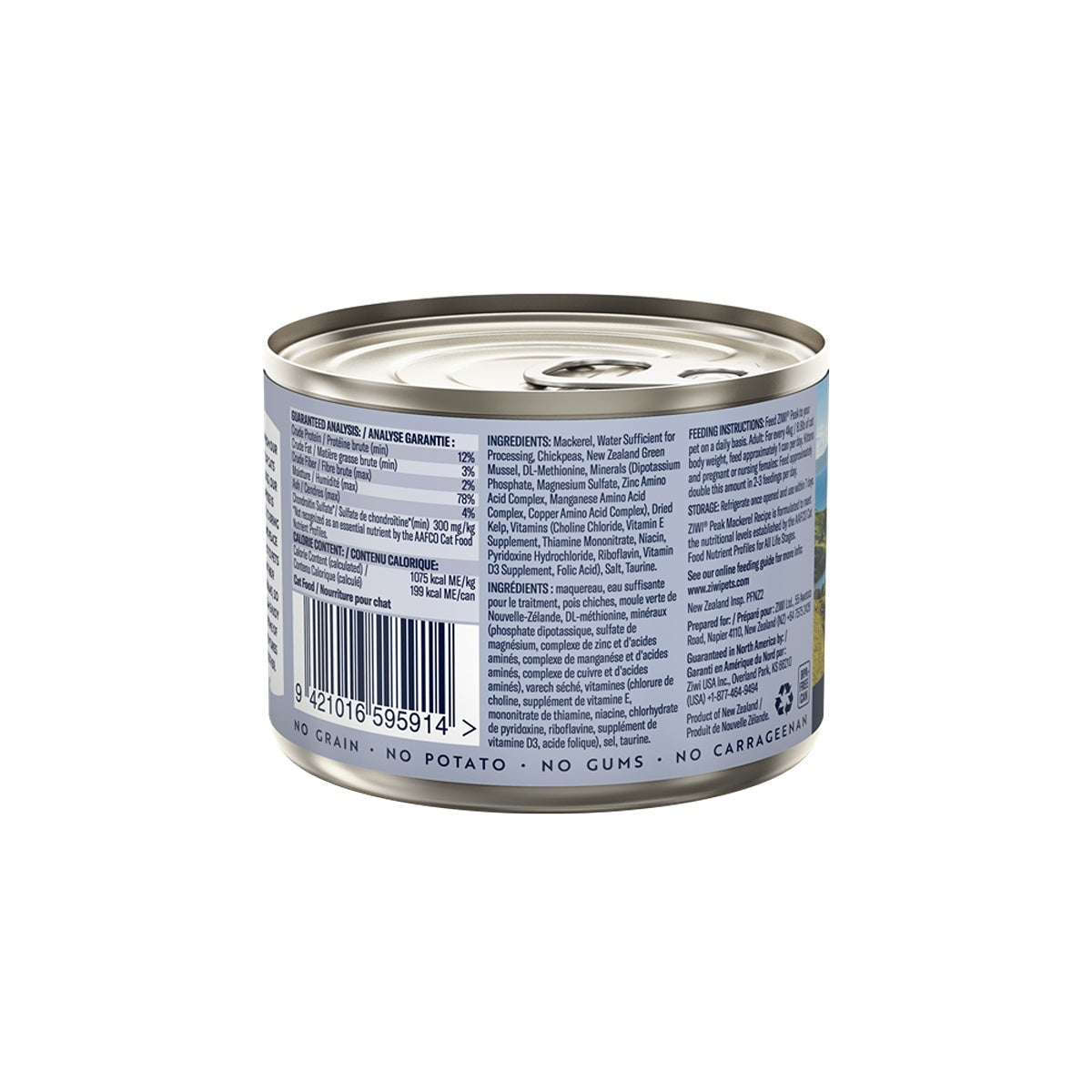 Ziwi Peak Mackerel Recipe Wet Cat Food