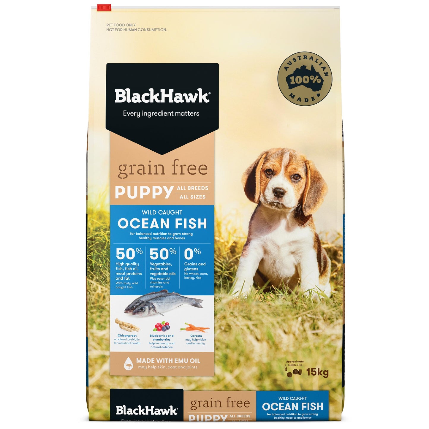 Black Hawk Grain Free Ocean Fish Puppy Dry Dog Food