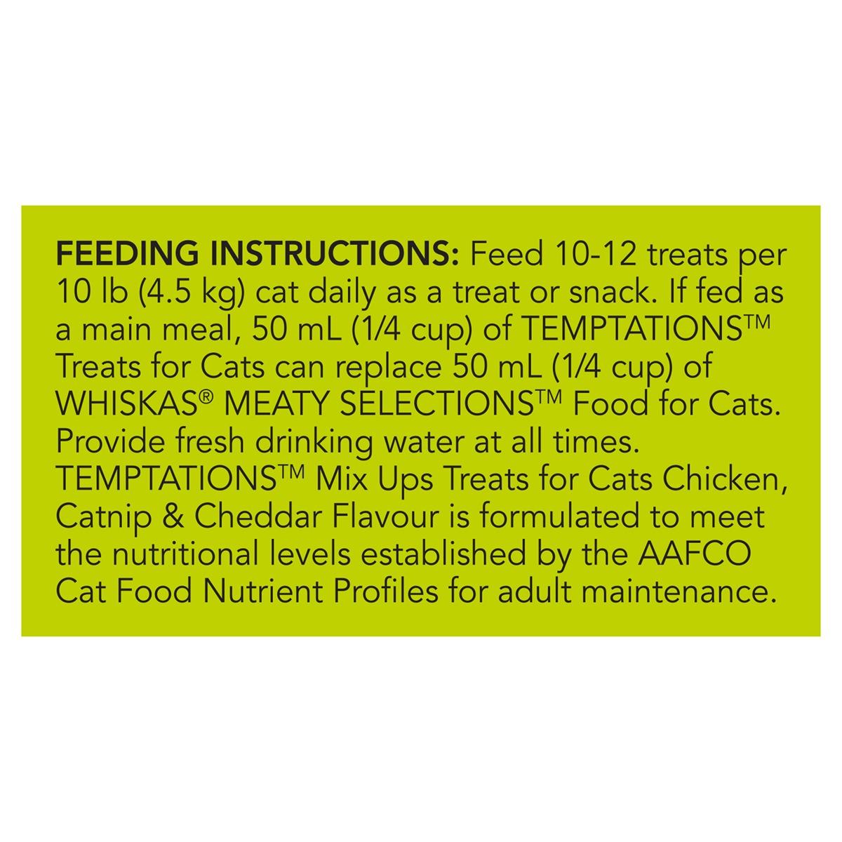 Temptations Chicken, Catnip & Chedder Mixups Cat Treats