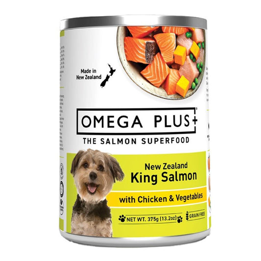 Omega Plus King Salmon with Chicken and Vegetables Wet Dog Food