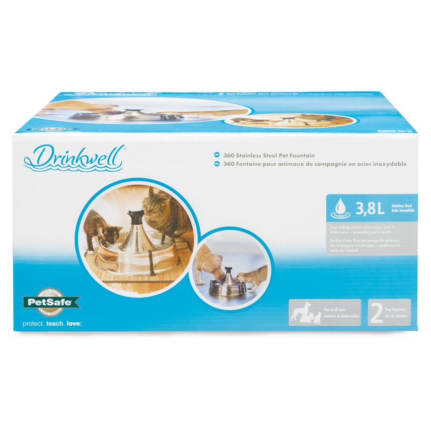 PetSafe Drinkwell 360 Stainless Steel Pet Fountain
