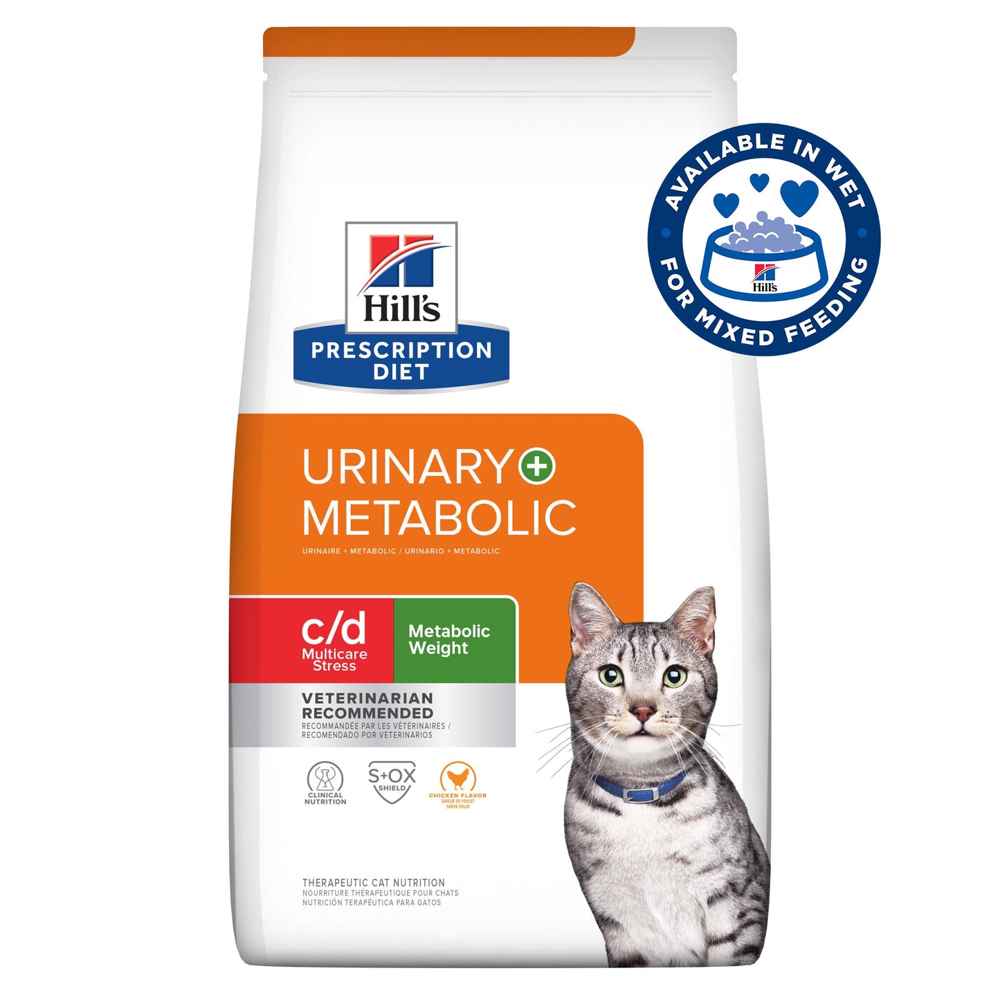 Hill's Prescription Diet c/d Urinary + Metabolic Dry Cat Food