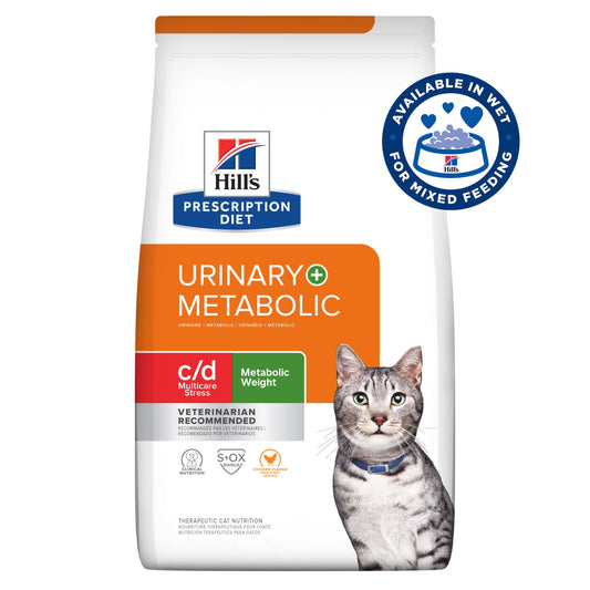 Hill's Prescription Diet c/d Urinary + Metabolic Dry Cat Food