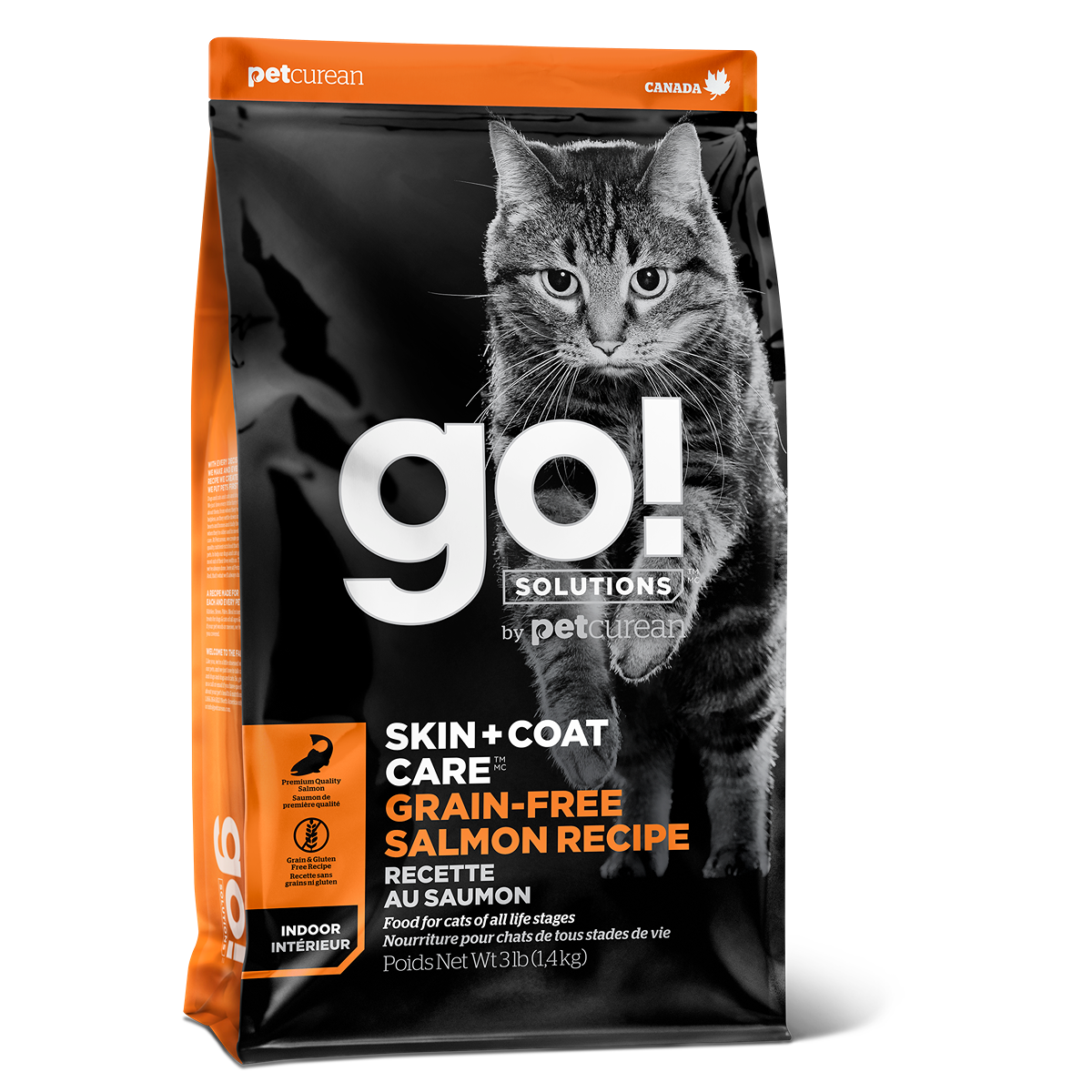 GO! Solutions SKIN & COAT CARE Grain Free Salmon Dry Cat Food