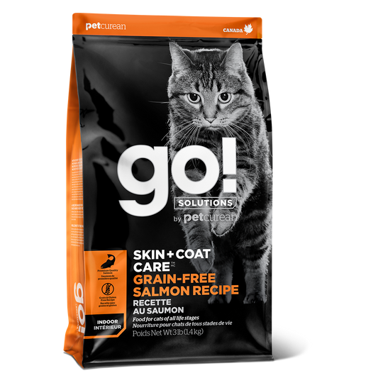 GO! Solutions SKIN & COAT CARE Grain Free Salmon Dry Cat Food