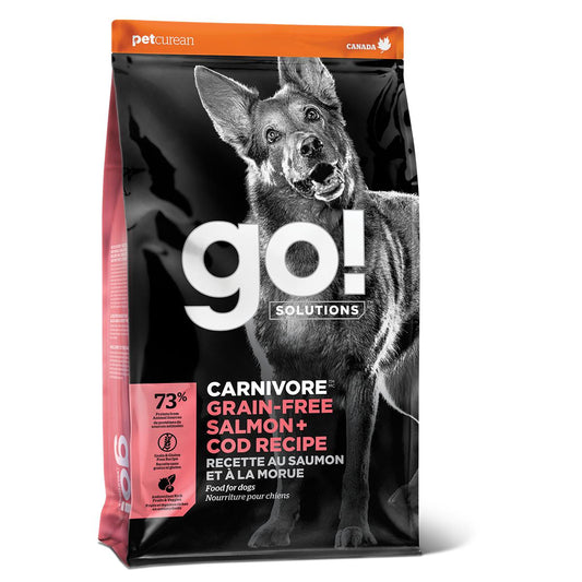 Go! Solutions CARNIVORE Grain Free Salmon & Cod Dry Dog Food
