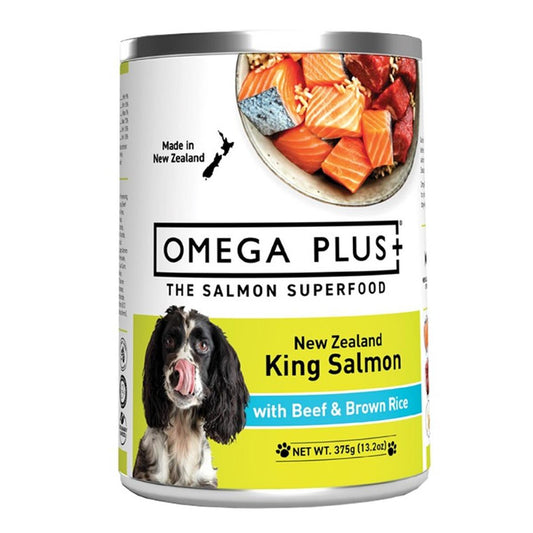 Omega Plus King Salmon with Beef and Brown Rice Wet Dog Food