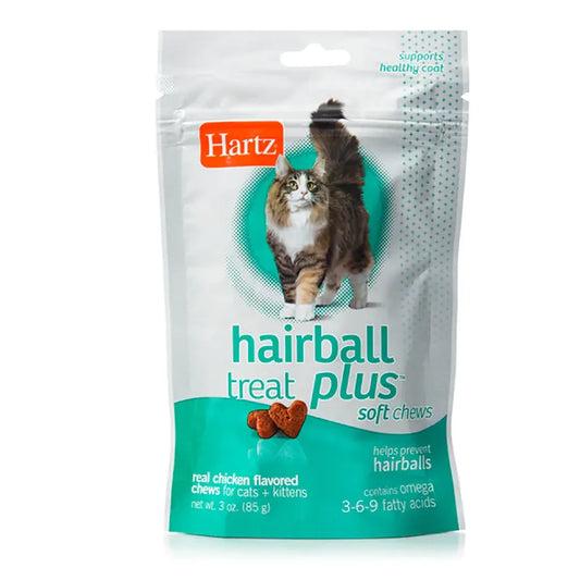 Hartz Hairball Remedy Plus Soft Chew Cat Treats