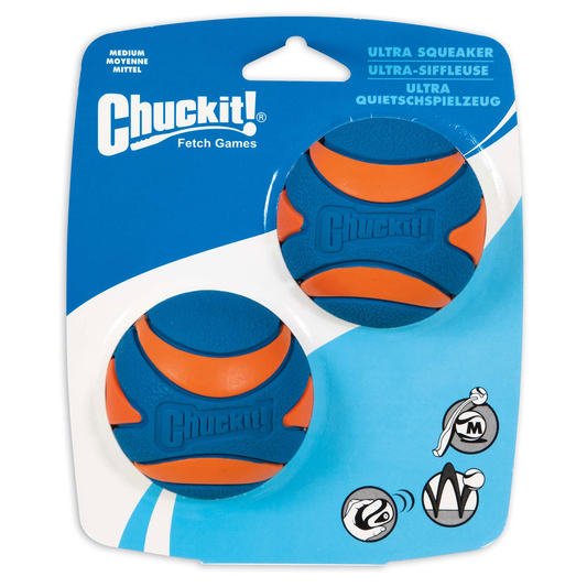 Chuckit! Ultra Squeaker Ball Twin Pack