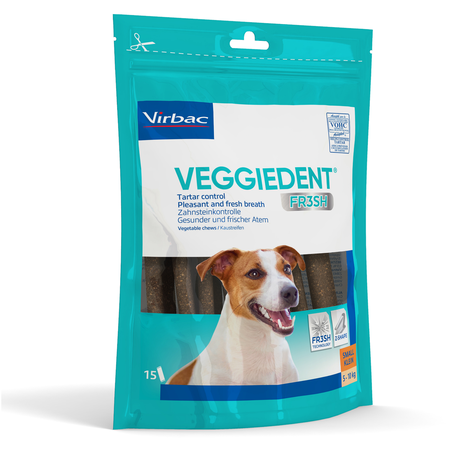 Virbac VeggieDent Tartar Control Dog Treats