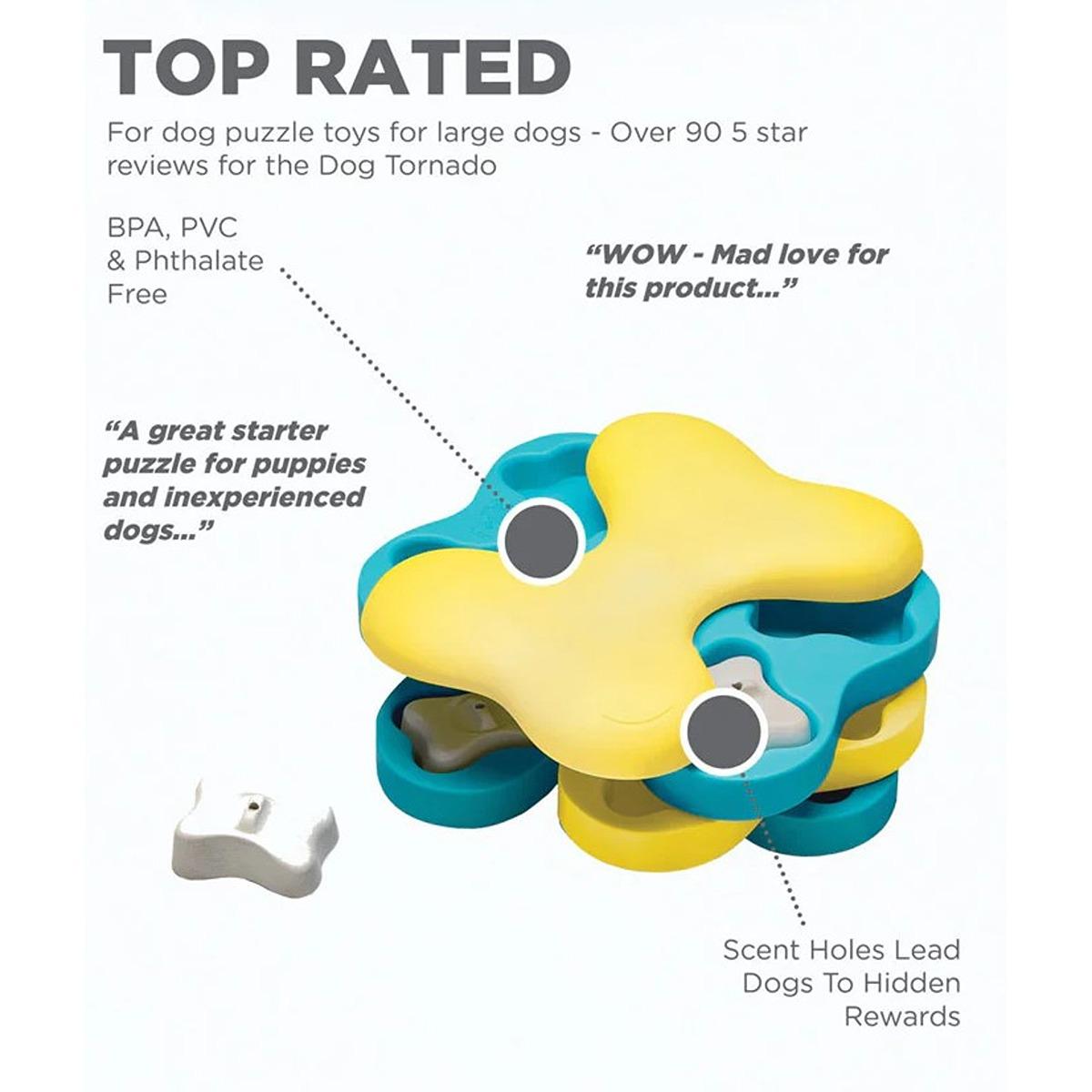 Nina Ottosson Tornado Puzzle Dog Toy