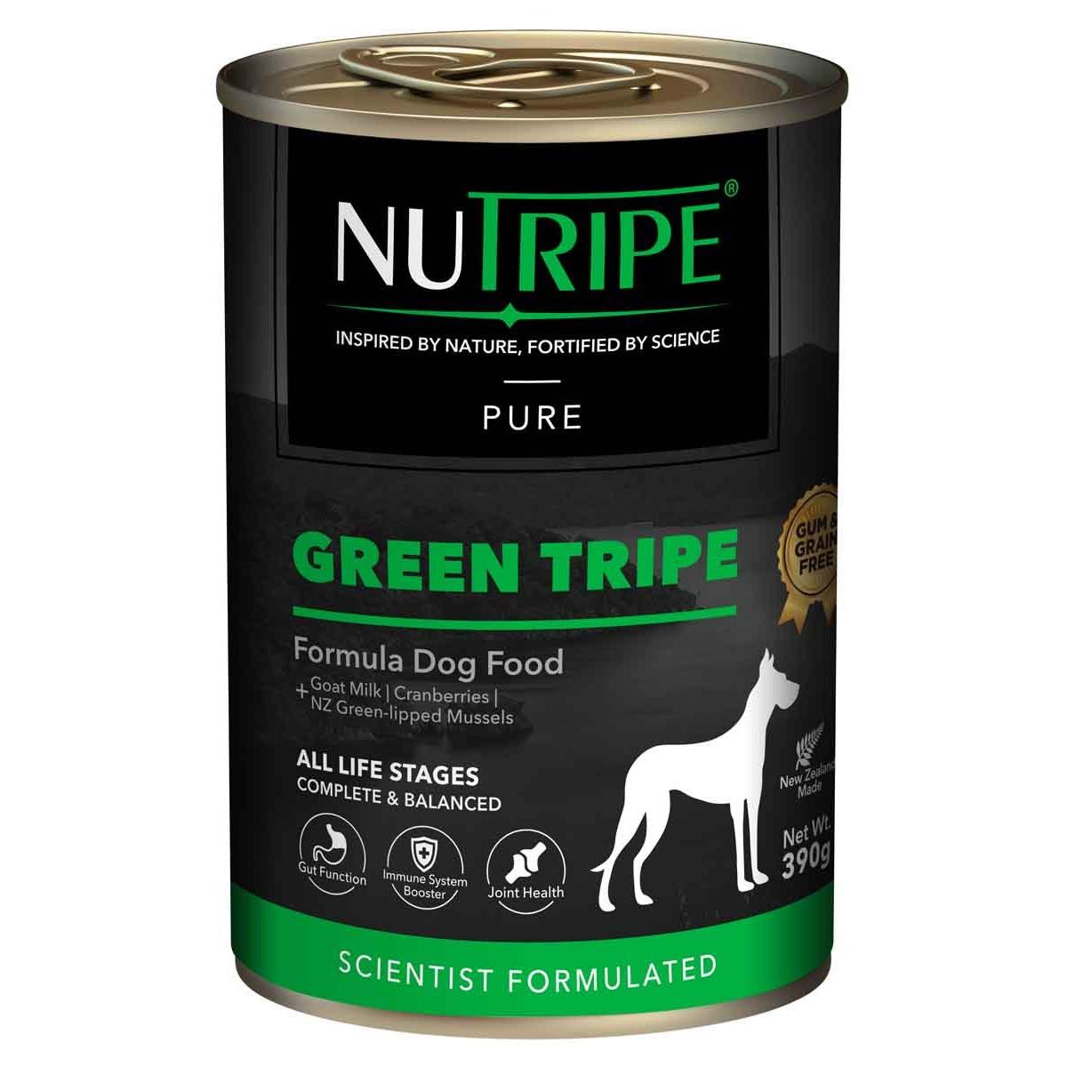 NUTRIPE Pure Gum-Free Green Tripe Wet Dog Food