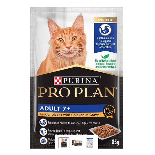Pro Plan Adult 7+ Chicken in Gravy Wet Cat Food