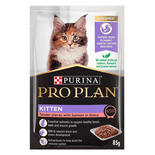 Pro Plan Kitten Salmon in Gravy Wet Cat Food