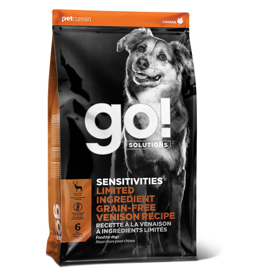 Go! Solutions SENSITIVITIES Diet Grain Free Venison Dry Dog Food