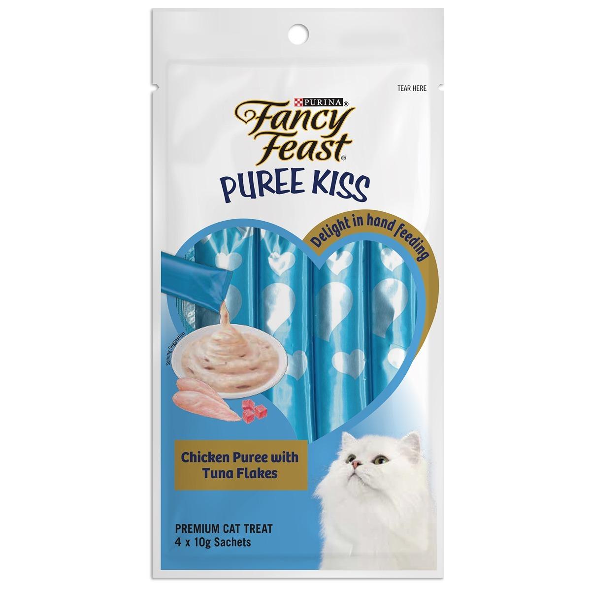 Fancy Feast Puree Kiss Variety Pack Cat Treats