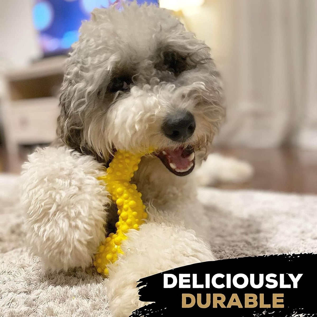 Tasty Bone Trio Chicken Dog Chew Toy