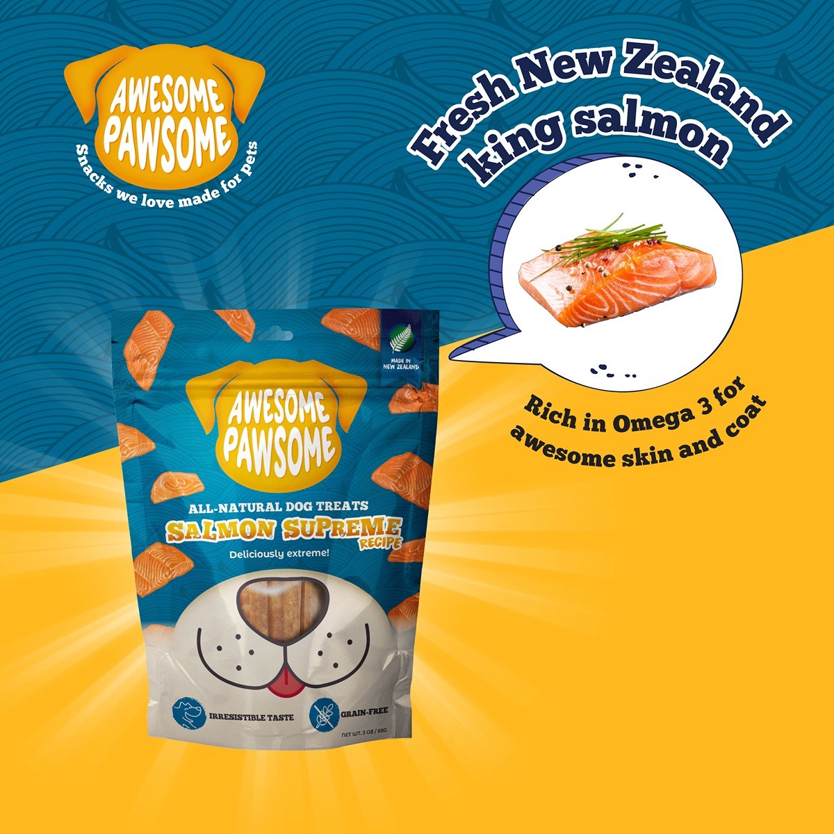 Awesome Pawsome Supreme Salmon Dog Treats