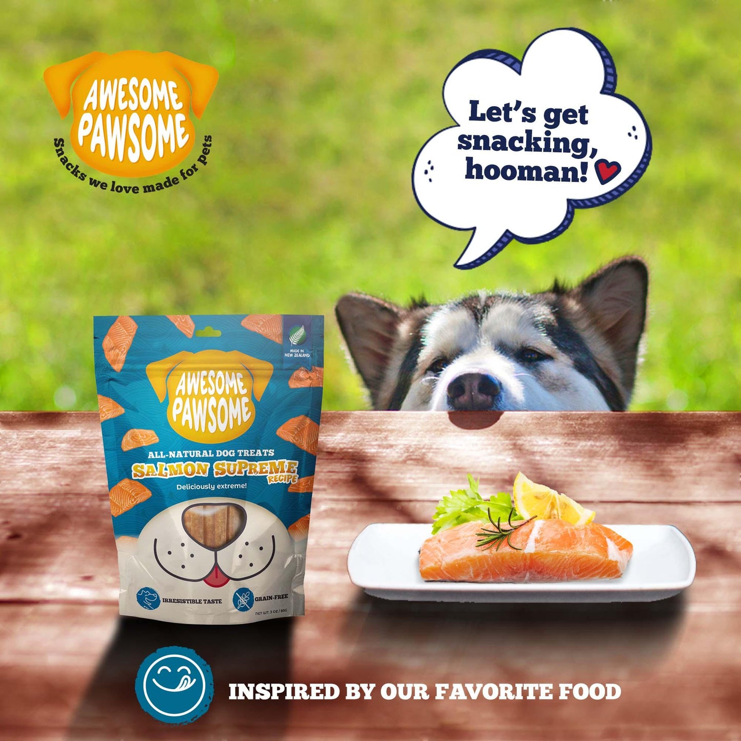 Awesome Pawsome Supreme Salmon Dog Treats