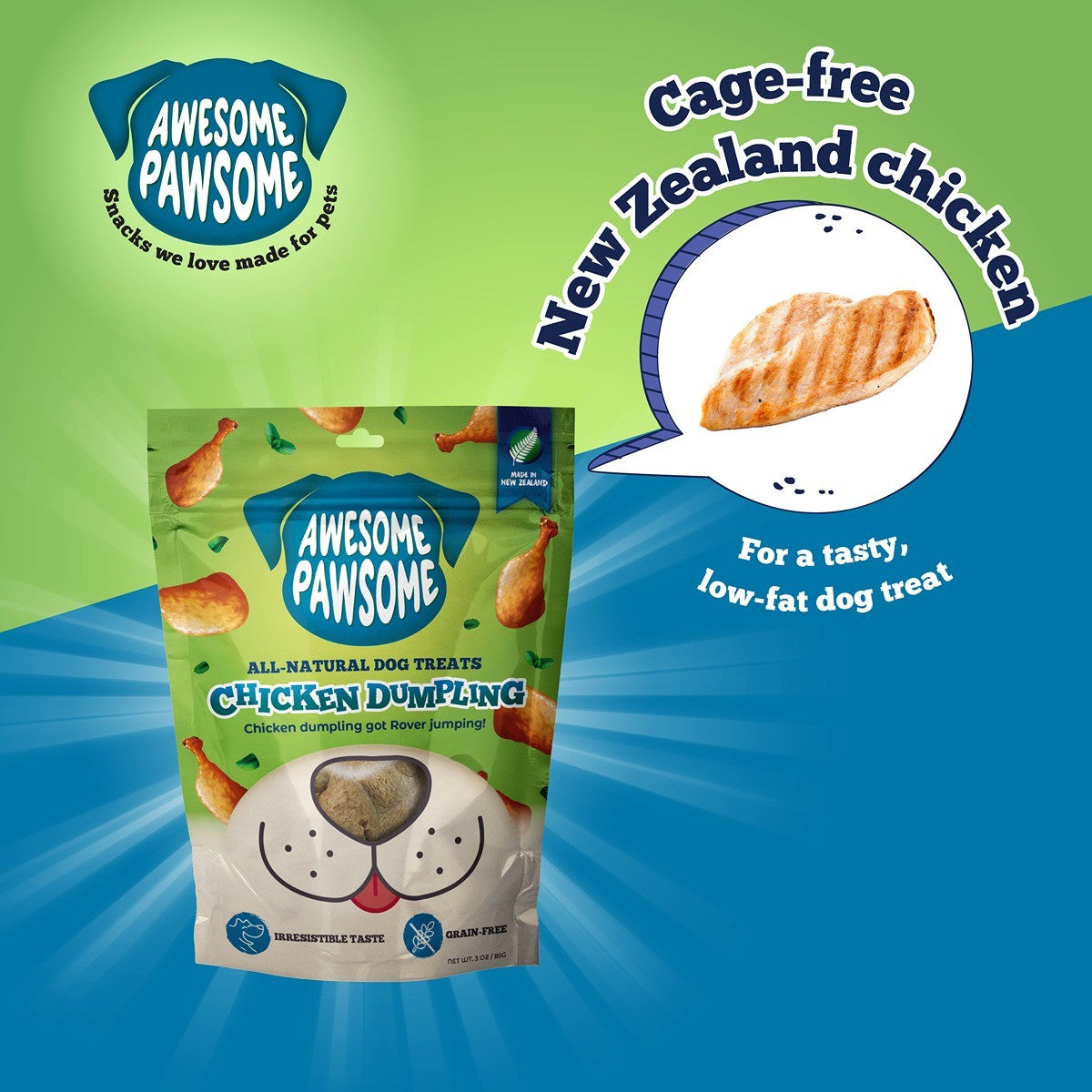 Awesome Pawsome Chicken Dumpling Dog Treats