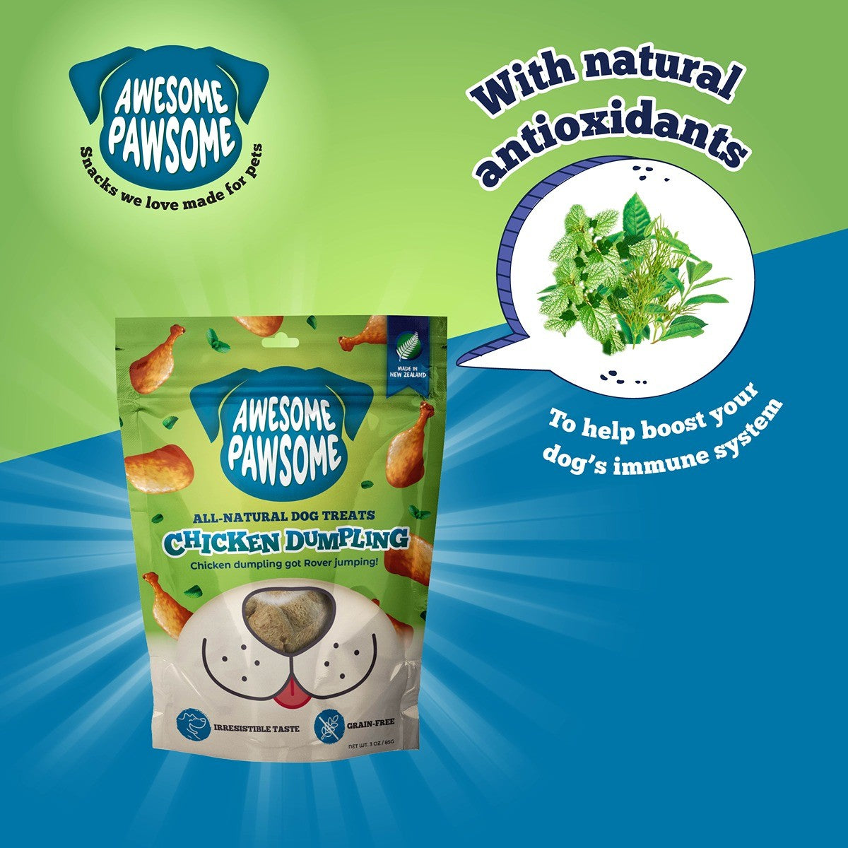 Awesome Pawsome Chicken Dumpling Dog Treats