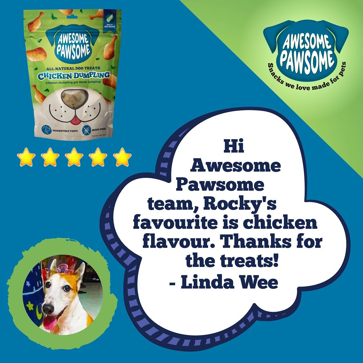 Awesome Pawsome Chicken Dumpling Dog Treats