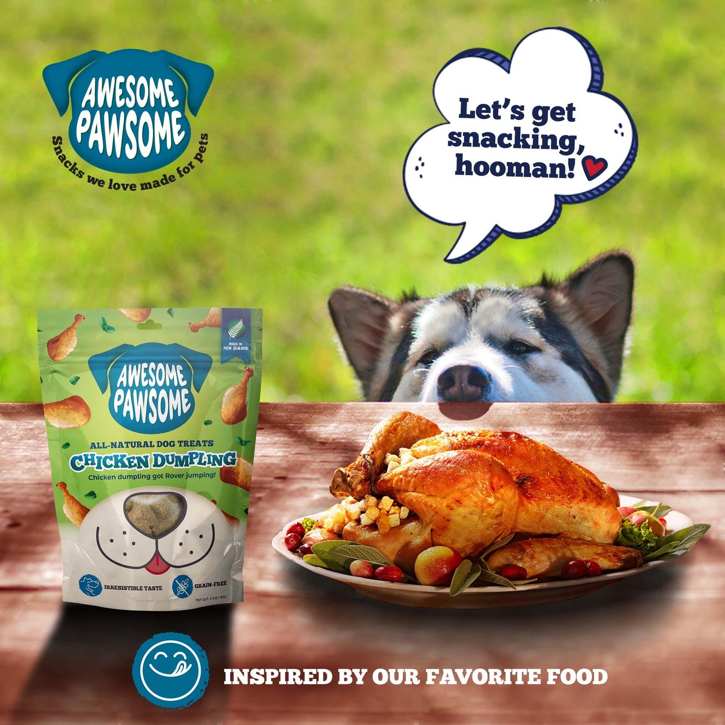 Awesome Pawsome Chicken Dumpling Dog Treats