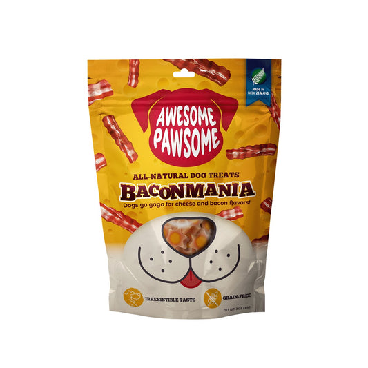 Awesome Pawsome Baconmania Dog  Treats