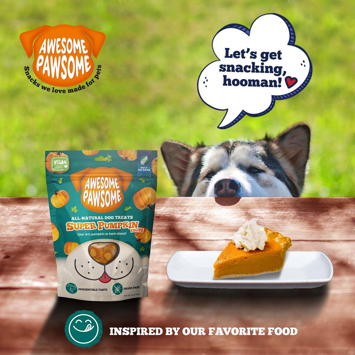 Awesome Pawsome Super Pumpkin Dog Treats